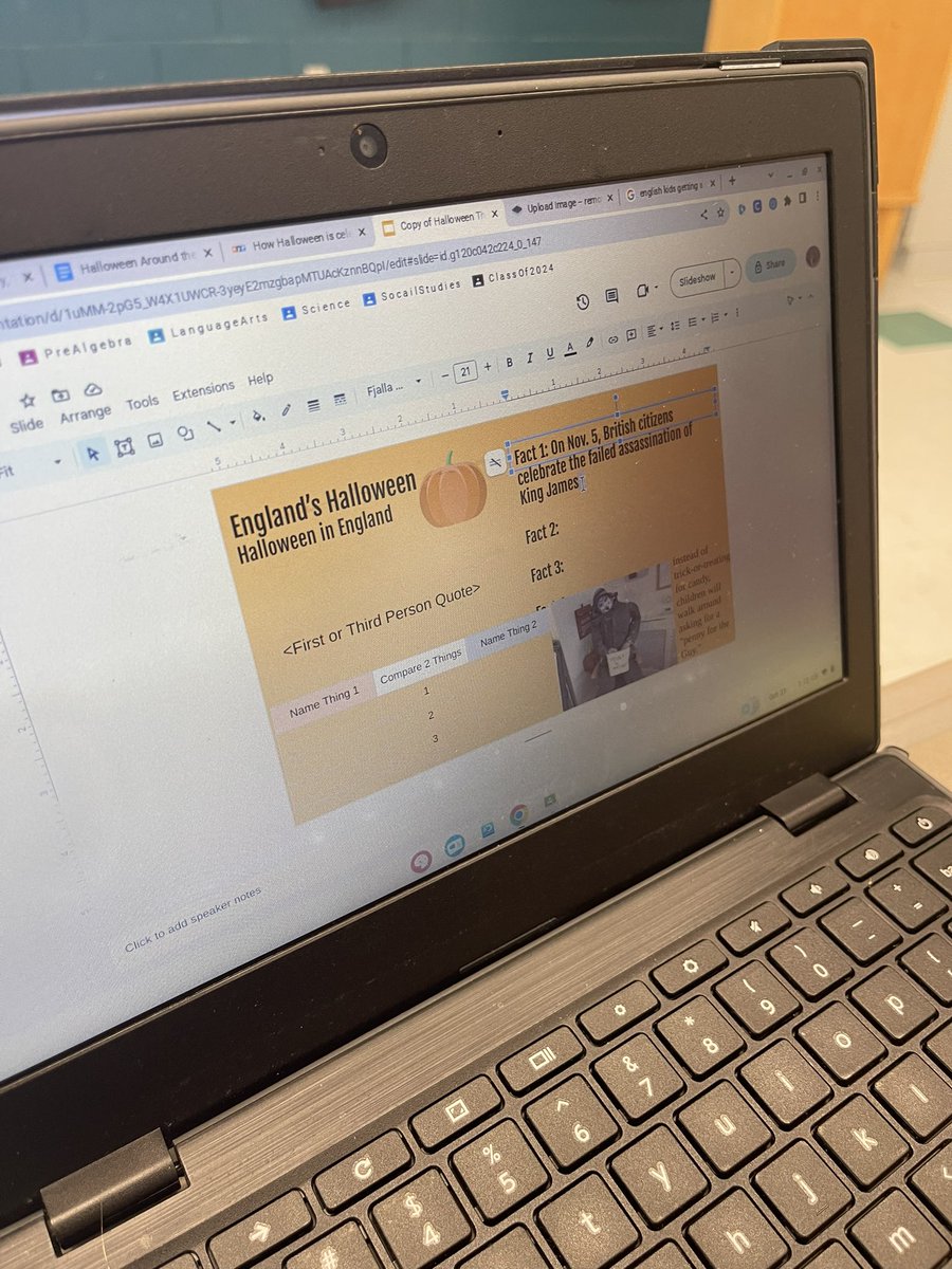 Mrs_Bozard's tweet photo. G8 used 2 new @eduprotocols today to learn about Halloween around the world! Ss chose either #frayermodel or #thickslides to share what they learned! @MTPSpride @lvanglahn @BayshoreMiddle https://t.co/ksvGMAWEts
