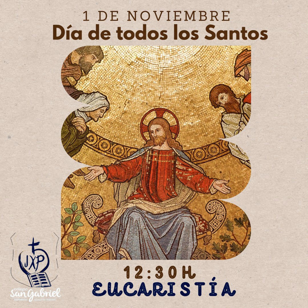 Mañana, día de Todos los Santos, celebraremos juntos en el cole la eucaristía a las 12:30h. 

¡Os esperamos! ❤️🙏🏻 

#pastoralSG #diadetodoslossantos