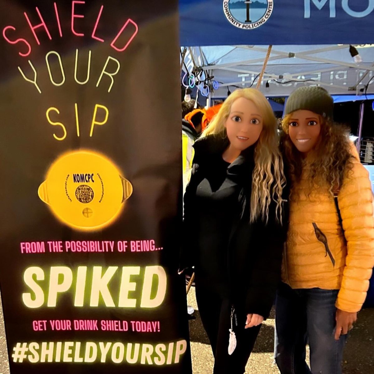 KOMCPC's tweet photo. Happy Halloween everyone! ๐ป๐
We hope you had a spooky weekend of fun! The #KOMCPC & #MPCPC made sure to help keep you extra #safe by distributing anti-spiking drink shields! ๐ท๐ป๐๐ซ
Support & funding provided by @VancouverPD & @VaPoliceFnd ๐
#ShieldMySip https://t.co/rFu0J8Npi2
