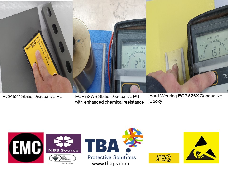 All #TBAPS antistatic paints have good chemical resistance and can be applied to a variety of substrates including plastics, rubbers, metal, concrete, masonry, plasterboard and wood.

To solve your #ESD #ATEX problems please get in touch with the team at #TBAPS.