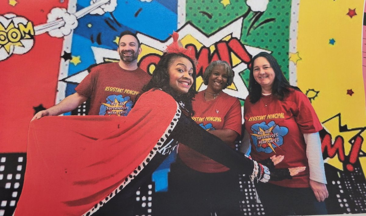 beth f thomas (@bethfthomas1) on Twitter photo At Hallie Wells MS, the Assistant Principals are SUPER HEROES who do NOT wear capes, but our SUPERHERO Principal, Dr. McNeal definitely DOES!! #BecauseKids, #DoWellBeWell <a href="/DrMcNeal_HWMS/">Dr. Carla M. McNeal</a> <a href="/HWMS_AP_Paskvan/">Christopher Paskvan</a> <a href="/TcKelly23/">Tara Kelly </a> At Hallie Wells MS, the Assistant Principals are SUPER HEROES who do NOT wear capes, but our SUPERHERO Principal, Dr. McNeal definitely DOES!! #BecauseKids, #DoWellBeWell <a href="/DrMcNeal_HWMS/">Dr. Carla M. McNeal</a> <a href="/HWMS_AP_Paskvan/">Christopher Paskvan</a> <a href="/TcKelly23/">Tara Kelly </a>
