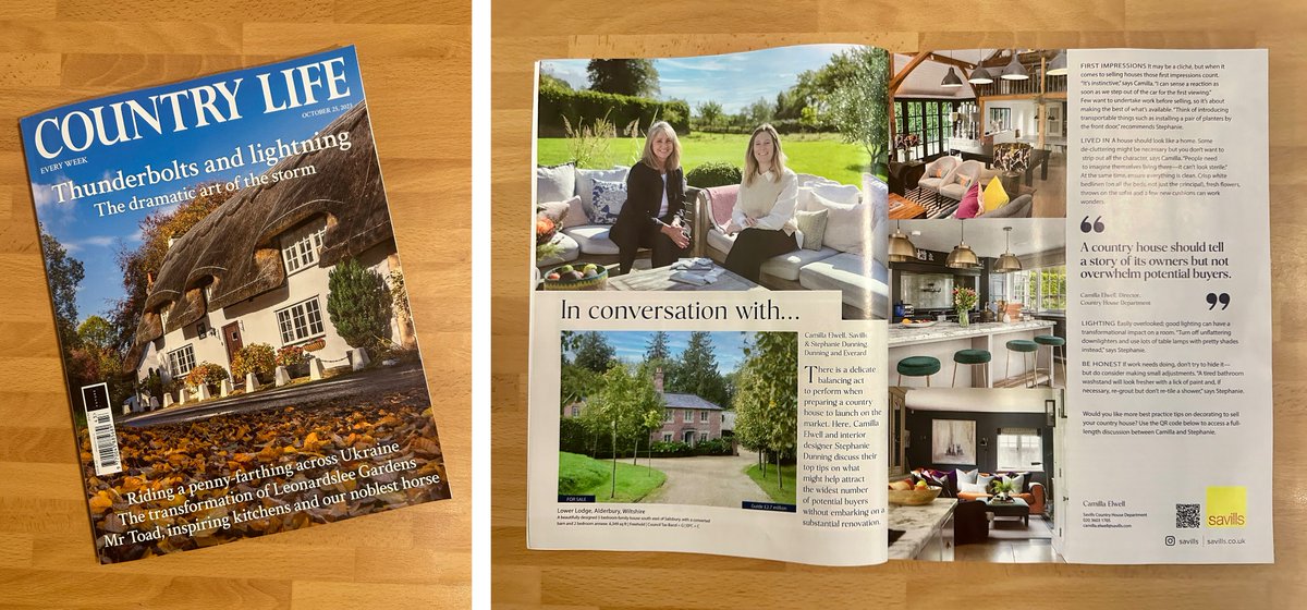 Such a pleasure to work on this project with <a href="/Savills/">Savills</a> and have my photos featured in this week's <a href="/Countrylifemag/">Country Life</a> . Great to be in a national magazine (pages 9 and 10 if you get it)