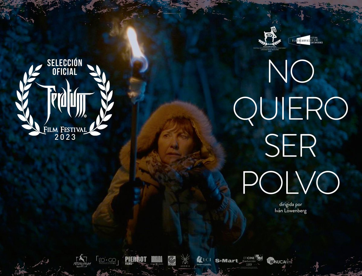 BenucaFilms's tweet photo. NO QUIERO SER POLVO, de @aivanlow, es Selección Oficial ALUCARDA de Largometraje Mexicano, en la edición XII del @FERATUMFEST, que se llevará a cabo del 10 al 12 de noviembre en #Pátzcuaro
#NoQuieroSerPolvo #NQSP #Feratum #Feratum2023 https://t.co/xCS9caCTrM