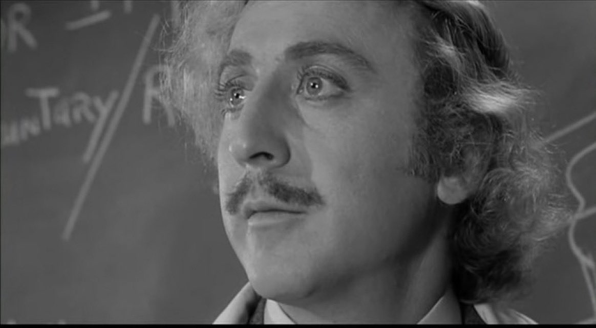 “I have one question, Dr. Frankenstein.”

“That’s ‘Fronkensteen.’”