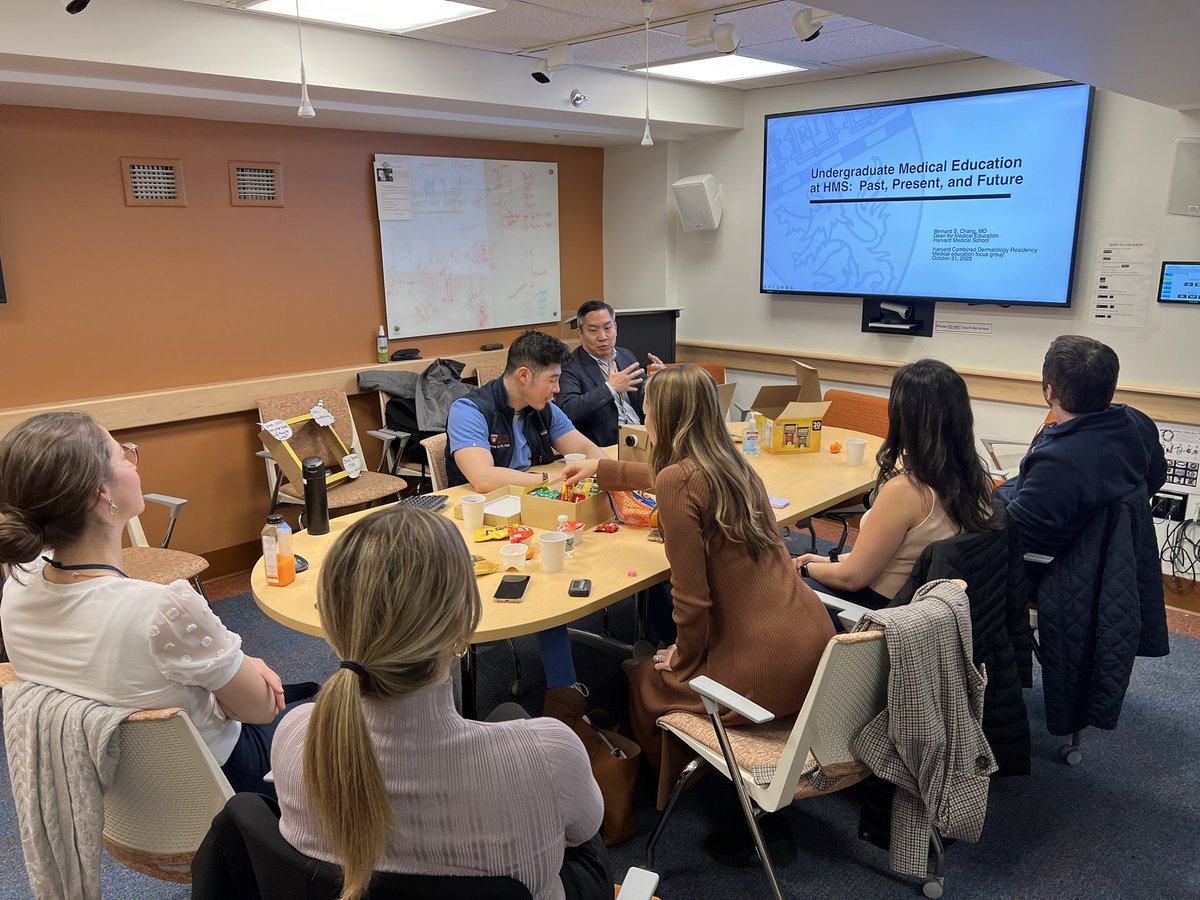We launched our new career development interest groups <a href="/HMSCombinedDerm/">Harvard Medical School Combined Derm Program</a> today! I had the pleasure of co-leading our #MedEd group, and what a great time getting to chat with this amazing group of educators!

Thanks to Dr Bernard Chang, <a href="/harvardmed/">Harvard Medical School</a> Dean of Education for joining us!