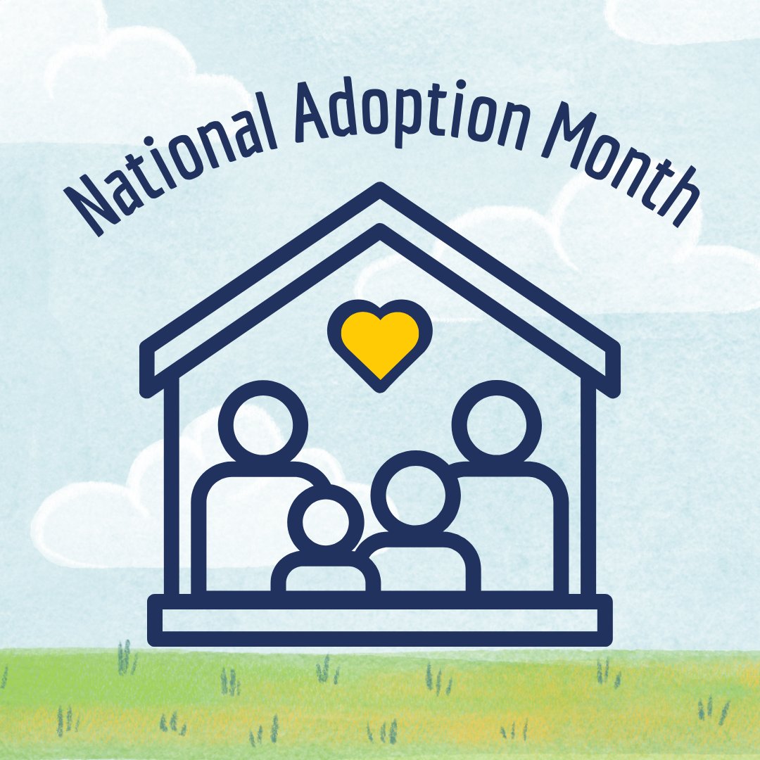 👨‍👩‍👦 November is National Adoption Month. Every child deserves a safe and loving home, and we're proud to support all families, no matter how they come together. 💖