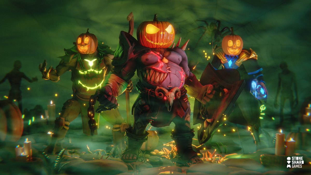 🪦Happy #Halloween 

With spooky season upon us, our champions went all out with setting the mood.  

#Halloween2023 #indiegame #indiedev #gamedev  #spookymonth #pumpkincarving #art #games