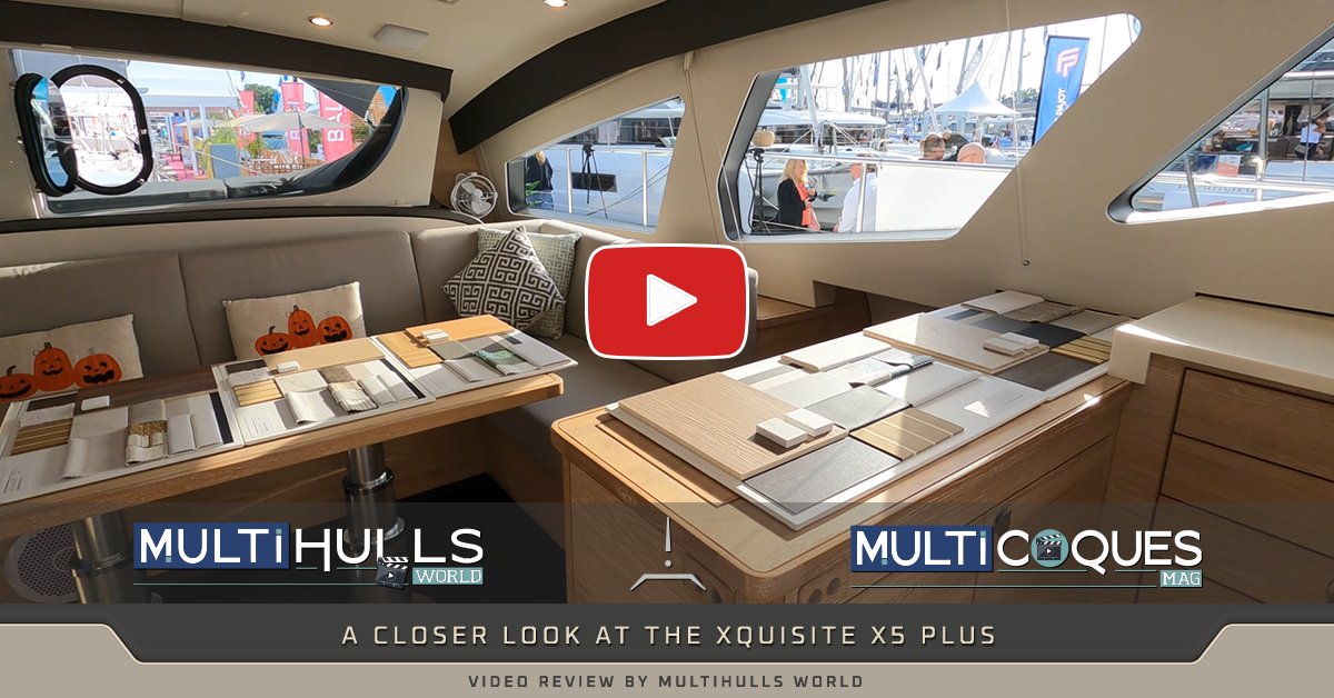 🎥Watch Multihulls World's video review of the Xquisite X5 Plus, captured at the Annapolis Boat Shows.

Get an inside look at her thoughtful design and high-end inclusions:
xquisiteyachts.com/a-closer-look-…

#XquisiteYachts #MultihullsWorld #AnnapolisBoatShow #x5plus #videoreview