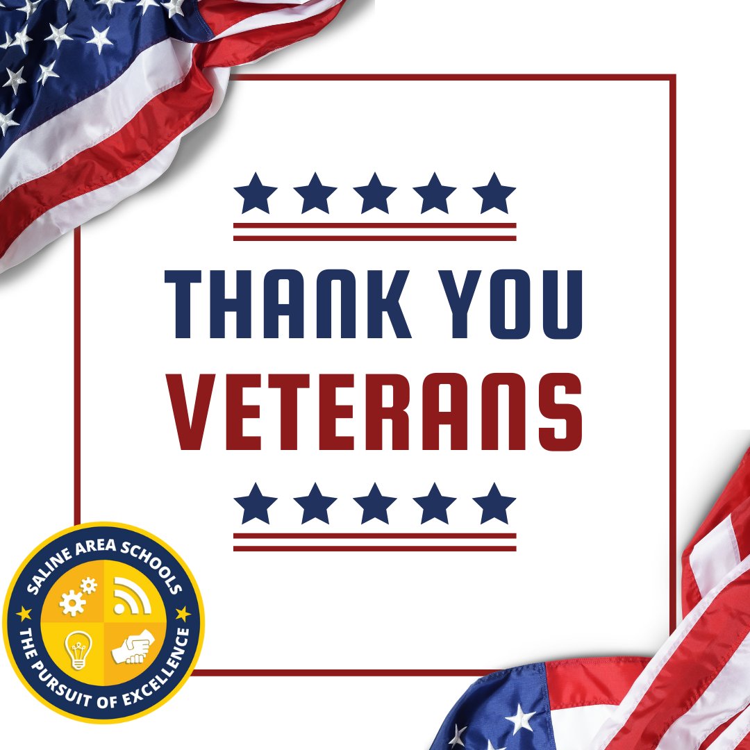 Today, we salute all veterans for their courage, dedication, and service to our country!