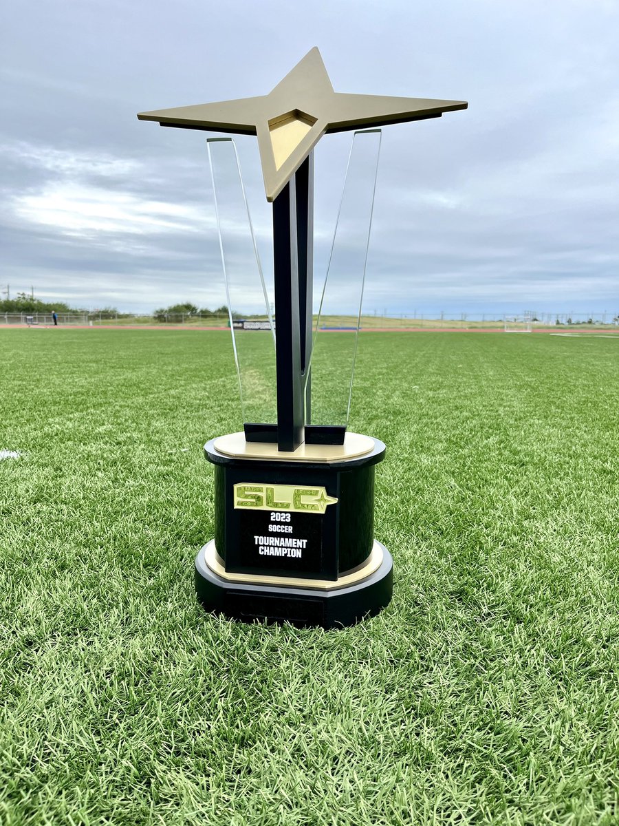 Meet the new Southland Tournament Champions trophy 🏆 Who’s taking this home this Sunday? 🤩 #EarnedEveryDay