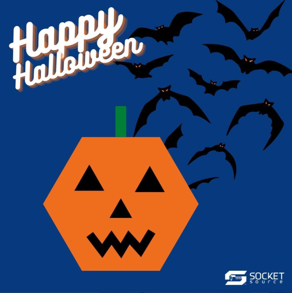 Happy Halloween from Socket Source! Have a fun and safe holiday! 🎃

#SocktSource #Haloween #Sockets #Screws #Fasteners