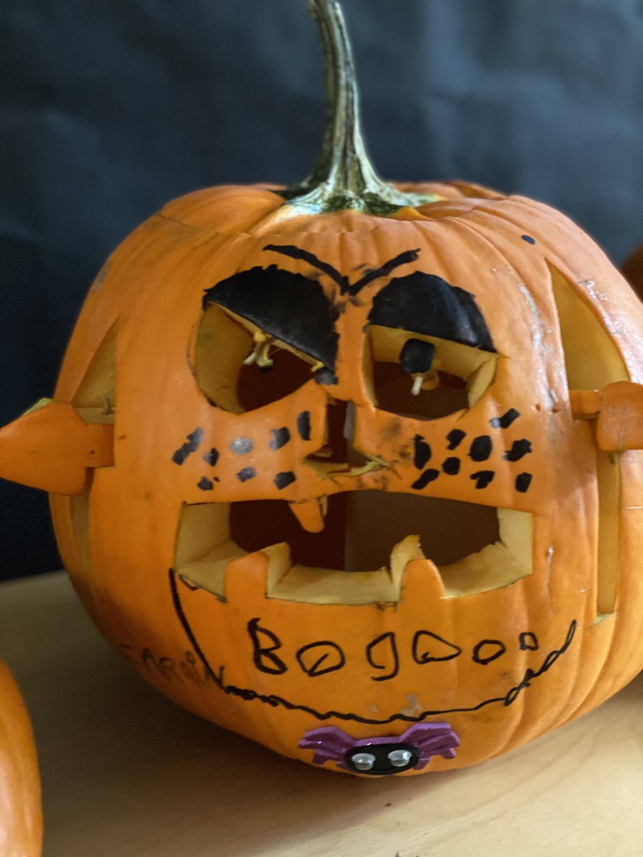 Rosedale Students brought in Jack-O-Lanterns created at home to line our hallways today!