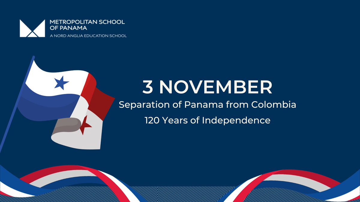 METSchoolPanama's tweet image. #Panama celebrates 120 years of independence and the separation from Colombia. ¡Viva Panamá!
¡Panamá celebra 120 años de Separación de Colombia! ¡Viva Panamá!
#METSchoolPanama #FiestasPatrias #Panamá