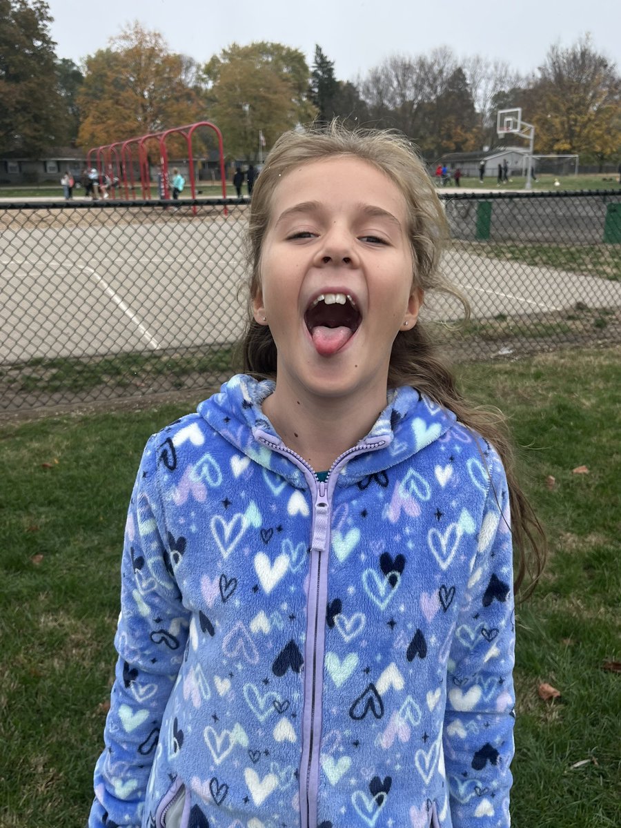 It wasn’t on the Halloween lesson plans but this student has never seen snow so we HAD to run outside and share her joy! #experiencewcs #firstsnow #thirdgrade