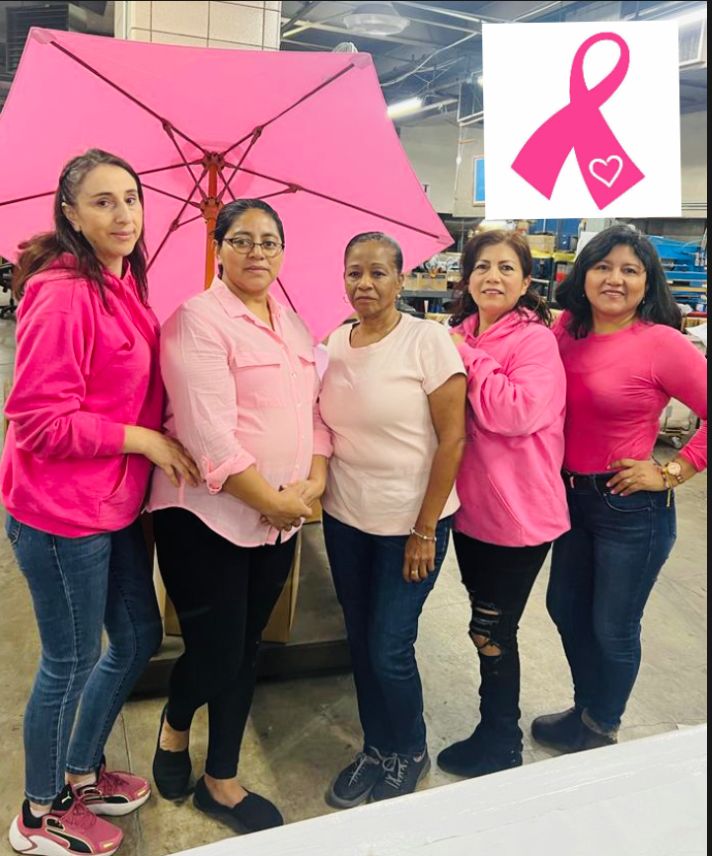 Each year, during Breast Cancer Awareness month we celebrate by dressing up in pink one day. As a tribute to his mom, Dan Edge donates $10 for each person who wears pink to breast cancer research. We love being able to include our team in the factory and in the field!