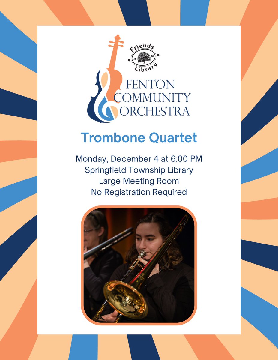 FentonOrchestra's tweet photo. @AlltheInternet Come hear a quartet from our trombone section! https://t.co/LvBImTaYIx