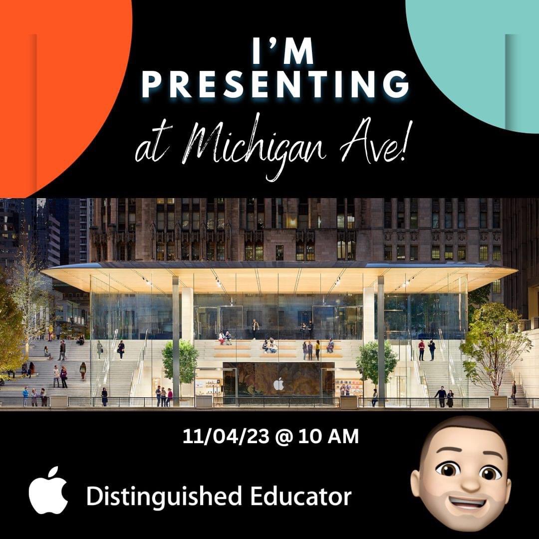 rsaeks's tweet image. See you on Saturday! I’ll be talking about accessibility. #AppleEDU