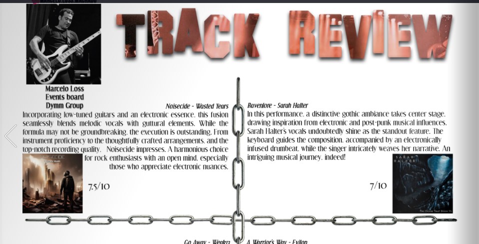 Noisecide (@noisecide) on Twitter photo <a href="/mtview_zine/">MTView Zine</a> We're thrilled to share that our track "Wasted Years" was recently reviewed by MTView Zine and received a fantastic score of 7.5 out of 10! 🌟 Thank you all for your continuous support #MTViewzine #Dymmgroup #DMF24 <a href="/mtview_zine/">MTView Zine</a> We're thrilled to share that our track "Wasted Years" was recently reviewed by MTView Zine and received a fantastic score of 7.5 out of 10! 🌟 Thank you all for your continuous support #MTViewzine #Dymmgroup #DMF24