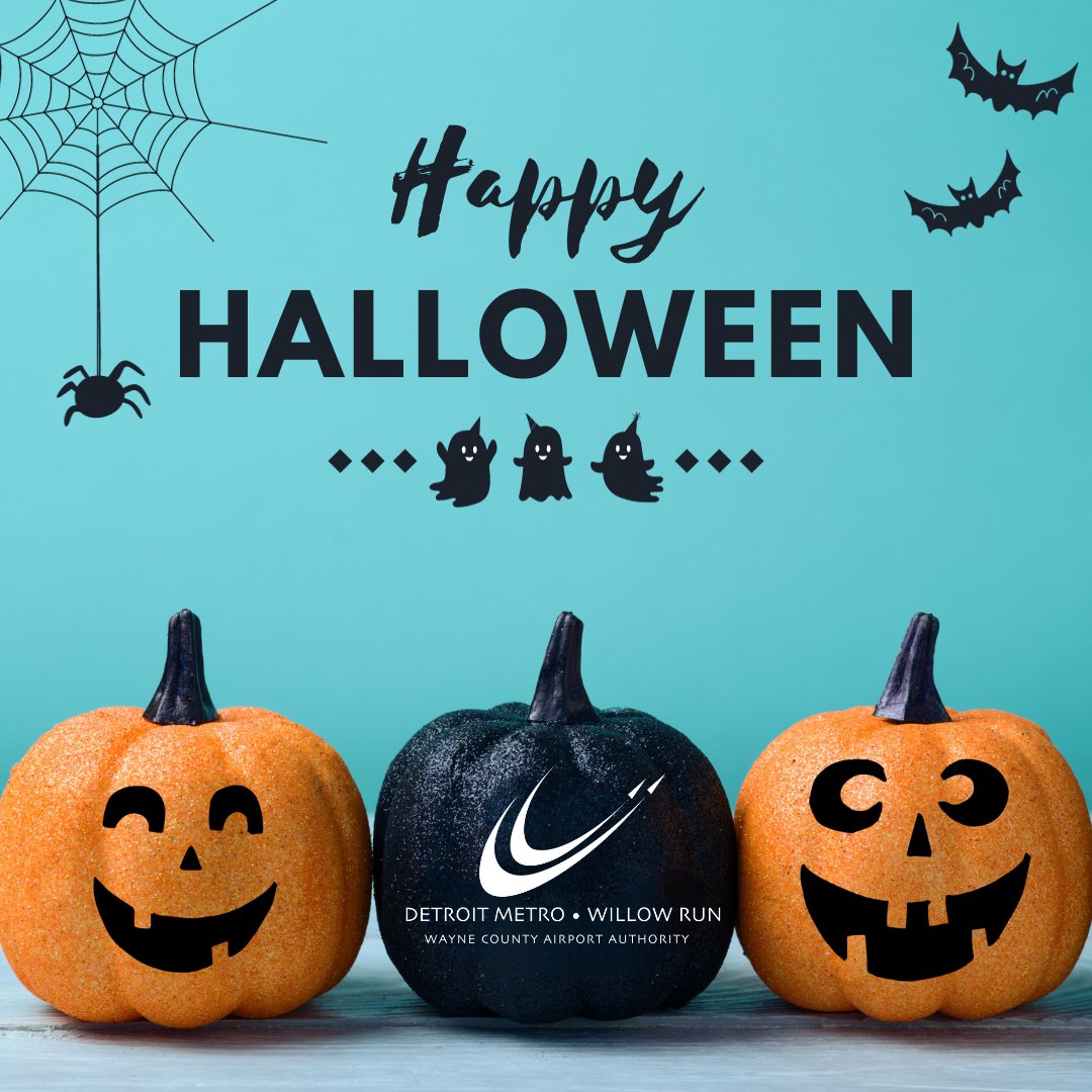 We wish you a happy and safe Halloween! #flyDTW