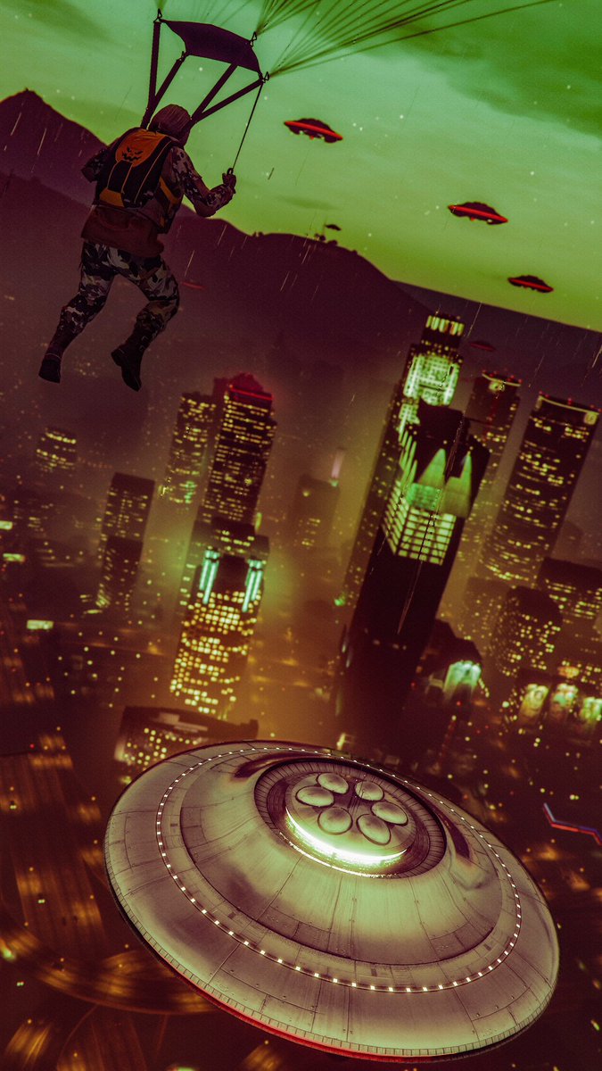 Invader?
#GTA5 
#GTAOnline 
#B1GMATIC 
#SnapArtCrew 
#RockstarGames 
#Halloween