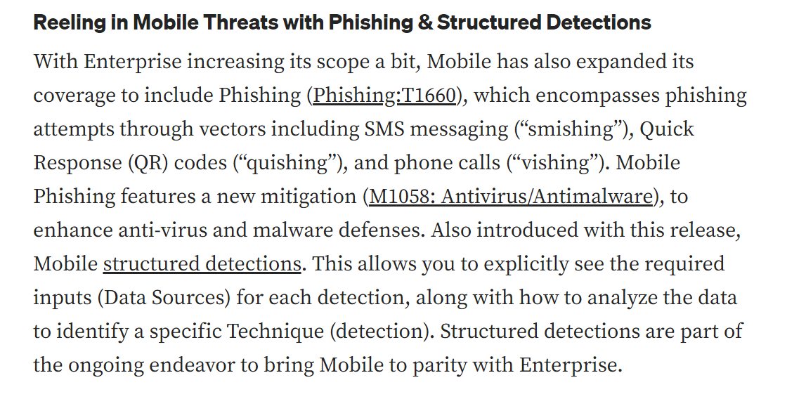 BushidoToken's tweet image. After all the SMS phishing and Vishing attacks I've researched by tracing #ScatteredSpider campaigns, thought it would be good to get them added to the Mobile ATT&amp;amp;CK techniques 😎 Thanks @MITREattack!

attack.mitre.org/techniques/T16…