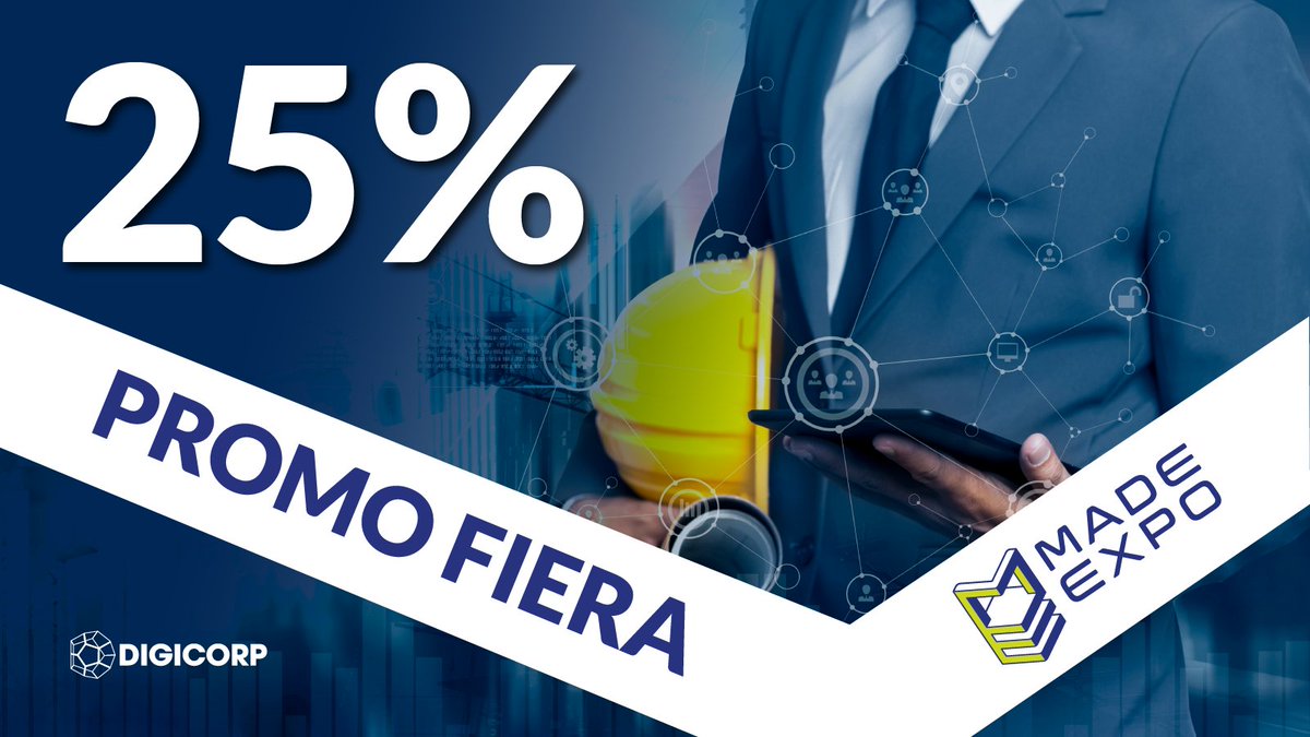 Promo @MADEexpo: 25% sconto su tutti i software per l'#edilizia (#computo metrico, #sicurezzacantieri, #capitolati, #manutenzione, #BIM 3D 4D 5D e molto altro).

Scopri di più: digicorp.it/news/made-expo…

#fiera #promo #costruzione #AEC