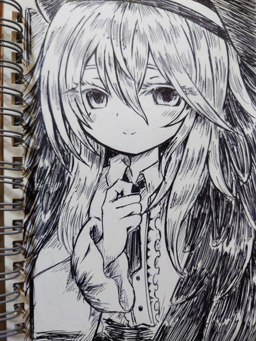 いけさん(@ikeX3F)とこのノルンちゃんに挑戦してみたけど本家の可憐さが出せなかった 