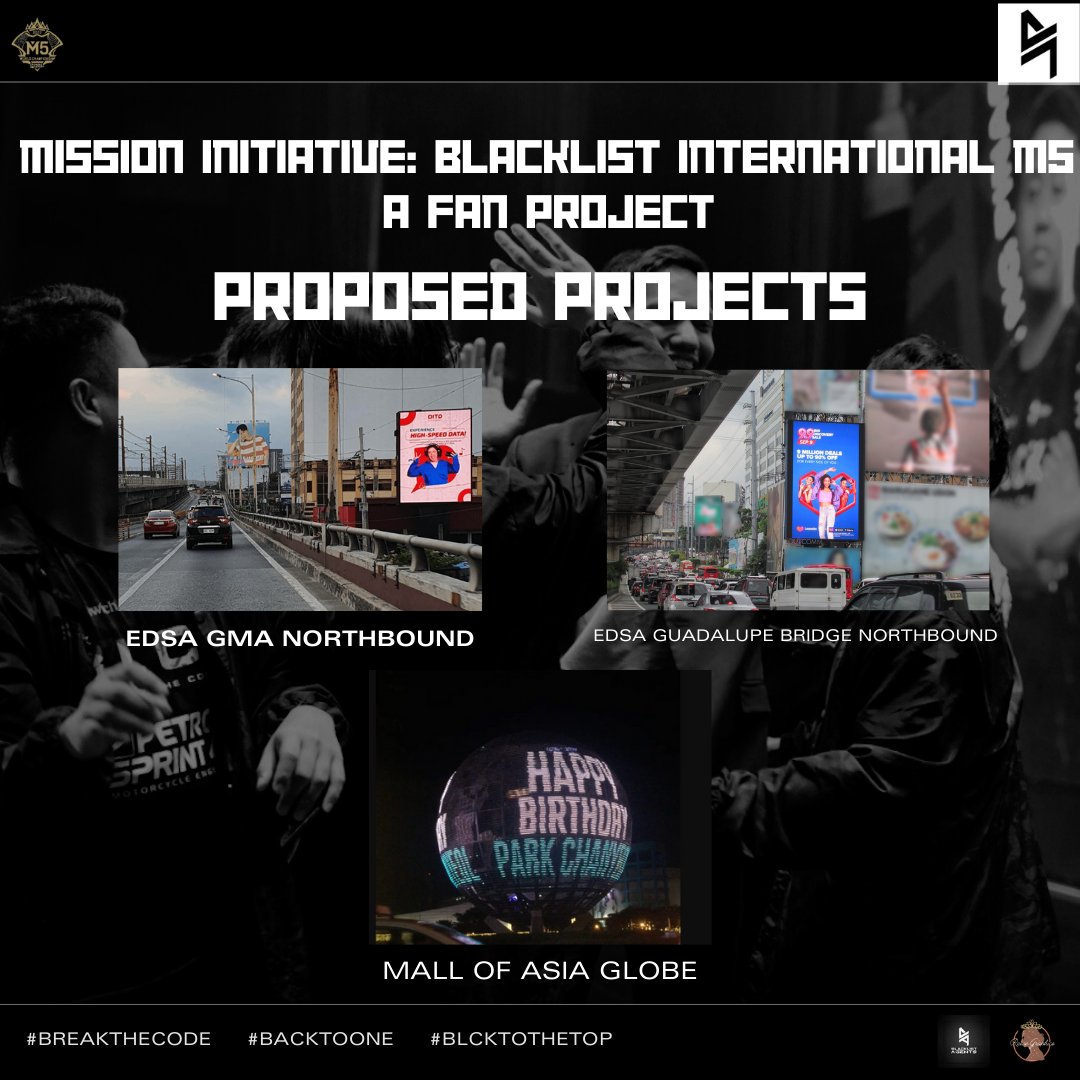 _akemistique's tweet photo. Calling the attention of all the Agents out there! 

We have been preparing a fan project for Blacklist International this coming M5 World Series Tournament to show our utmost and unwavering support. This is a donation drive raised by your co-agents as well. https://t.co/xZWj27nxQm