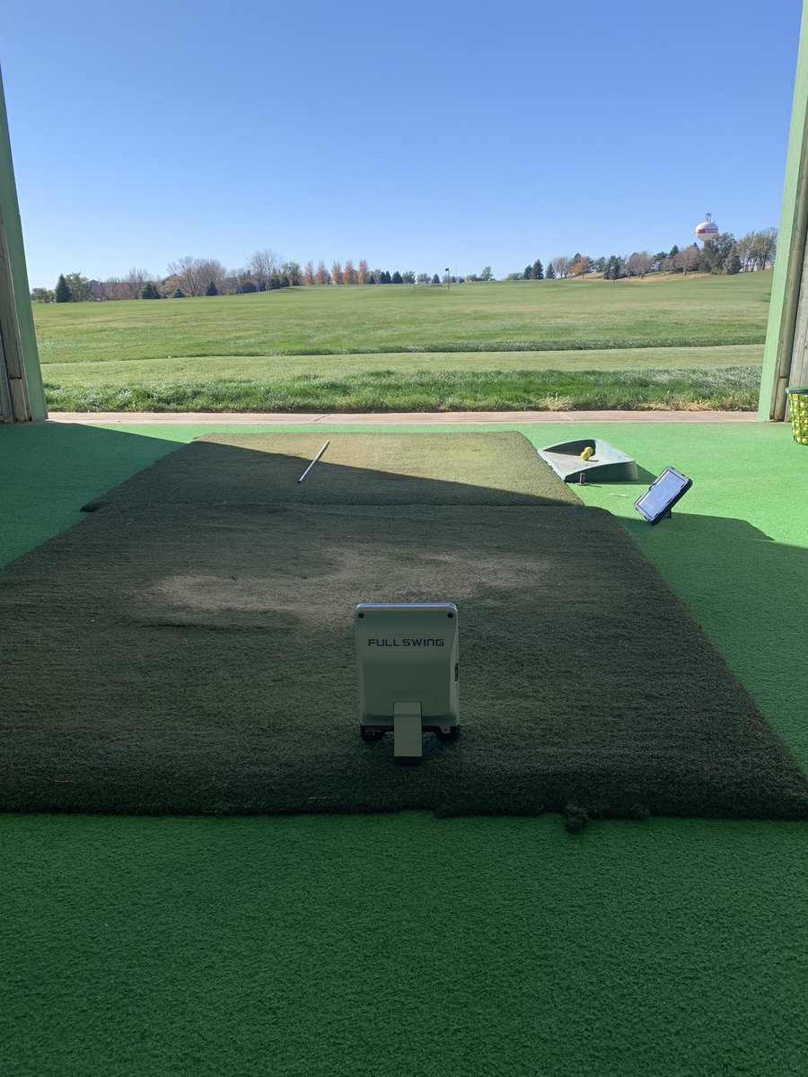 CoachSethPorter's tweet photo. It’s not finished yet, but the #Lab is coming along. Big upgrade with the @FullSwingGolf launch monitor. #LetsAllGetBetter. @GlfatIndianCrk https://t.co/X1qmo1G0zb
