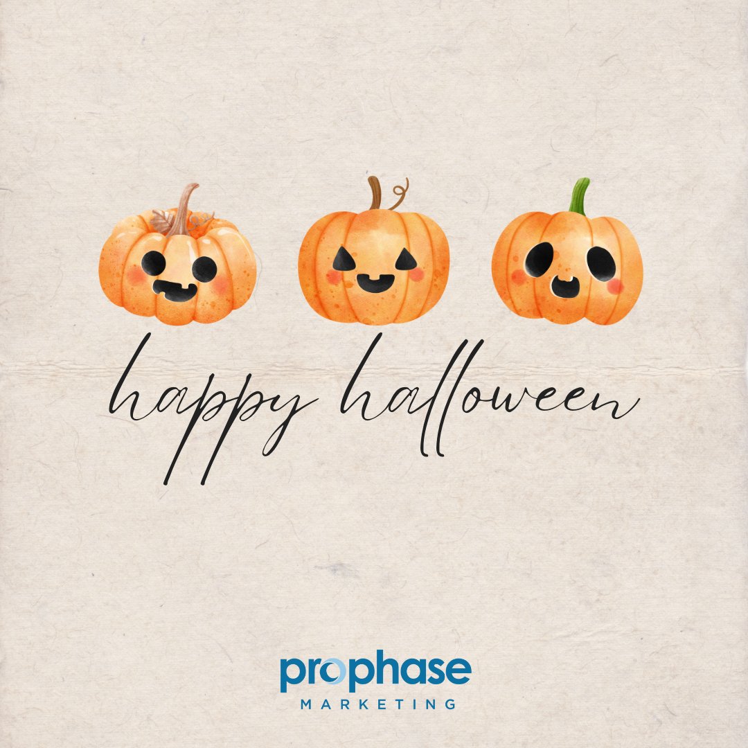 ProphaseMktg's tweet image. Happy Halloween from all of us at Prophase Marketing!
What are you or your kids dressing up as this Halloween? Share with us in the comments!

#Halloween #Costumes #Prophase