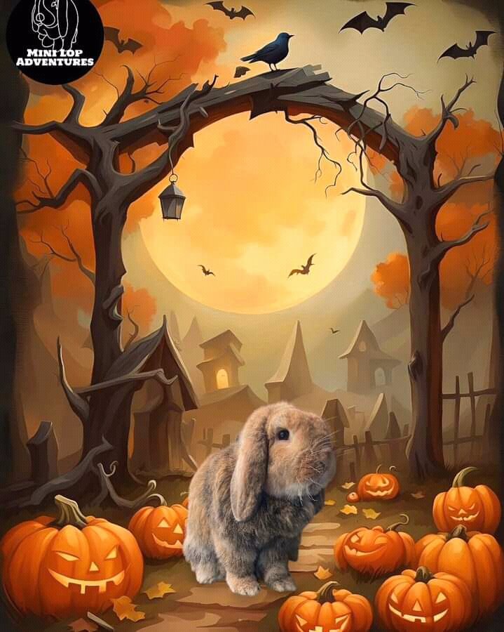 The cutest and spookiest bun around. 🎃🐇🪦🦇🎃
#minilopadventures #archie #pumpkinpatch #pumpkinpatchfun #pumpkinpatch #pumpkinpatchfun #fallbunny #fallcolors #fallvibes #spookyseason #spooky #spookypumpkin #spookybunny #cutebunny #halloween #spookyart