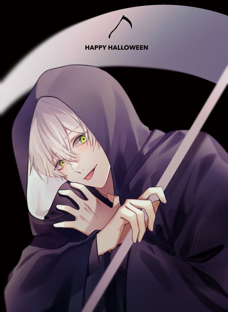 Hina_SNM's tweet photo. #SNM_Halloween
—————————————

" トリック・オア・トリート ？"

ใครผ่านตาเข้าคงเจอคุณยมทูตหน้าคุ้น
ー กับสีผมที่แปลกจากเดิมทักใส่ ?

เทศกาลปล่อยผี ,อะไรจะน่าตื่นเต้นไปกว่านี้

ใด ๆ เล่า ก่อนได้หลอกหรือเลี้ยง
อย่างไรก็ขอให้ได้แวะไปเติมพลังกับเมนูพิเศษต้อนรับฮาโลวีน ♪ https://t.co/DKsw3MjpcI