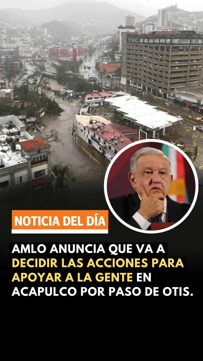vanguardiamx's tweet photo. #NoticiaDelDía I El presidente añadió que con el Banco del #Bienestar, le han informado que se están rehabilitando de manera directa el hecho de llevar los pagos de manera directa.
👉 https://t.co/ccvg5ascIp
#Noticias #AMLO #méxico #huracán #política #Acapulco #Oits #vanguardiamx