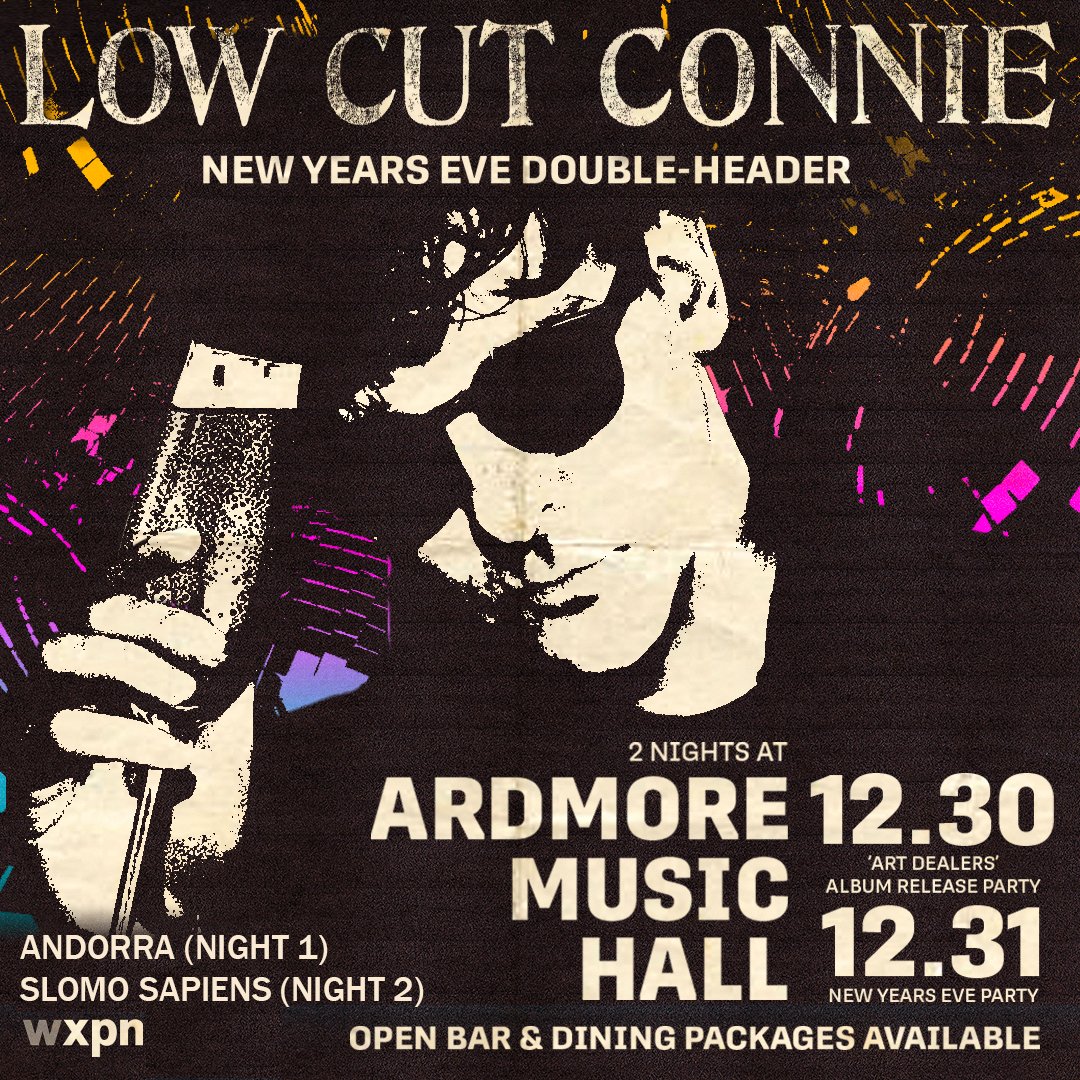 Lets ring in the new year together babies!! 🍾🥂 Dec 30 & 31 @ArdmoreMusicPA tix for each nite, special package tix, & dining options : lowcutconnie.com/tour
