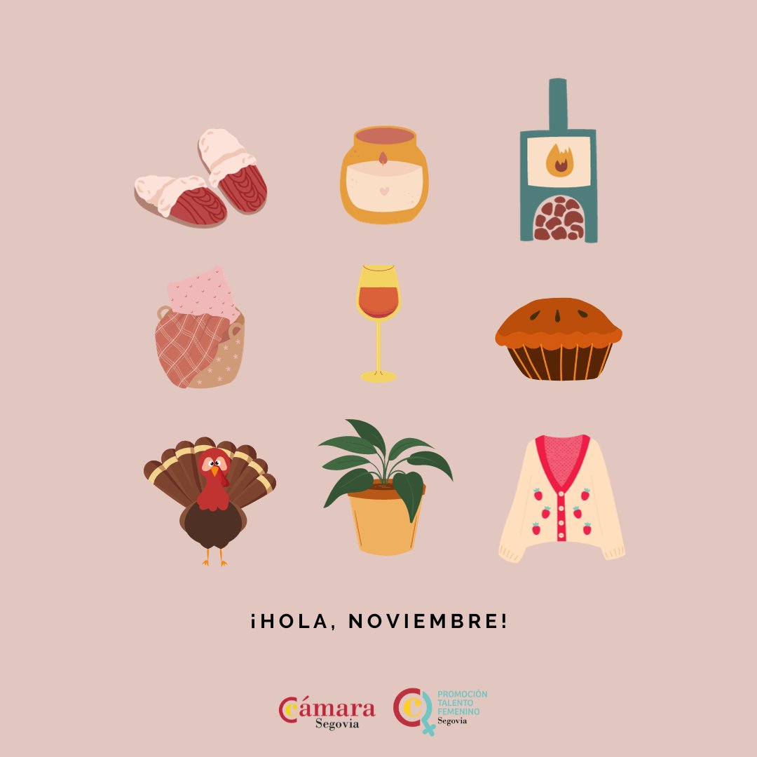 "Me gustas, noviembre, cuando modelas el paisaje,
cargado siempre con tus contradicciones externas;
cuando riegas y doras las desnudas hojas de las cepas
transformando los verdes en amarillos, en rojos,
en ocres..."

📙"Noviembre" de Pau Fleta.

#TalentoFemenino
#CamaraSegovia