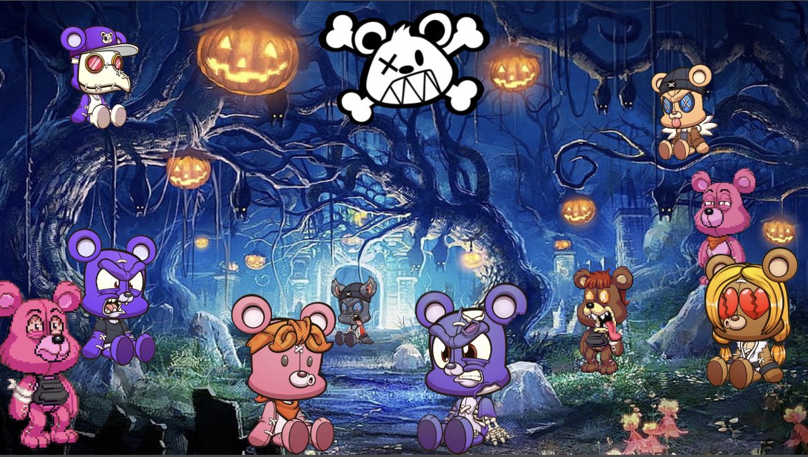 DroBTC's tweet photo. Happy #Killaween from my @killabearsnft #KillaSquad to yours👻🎃🎃🎃👻
#WeLikeTheBears 🔪🧸 https://t.co/sfiWRDCWNk