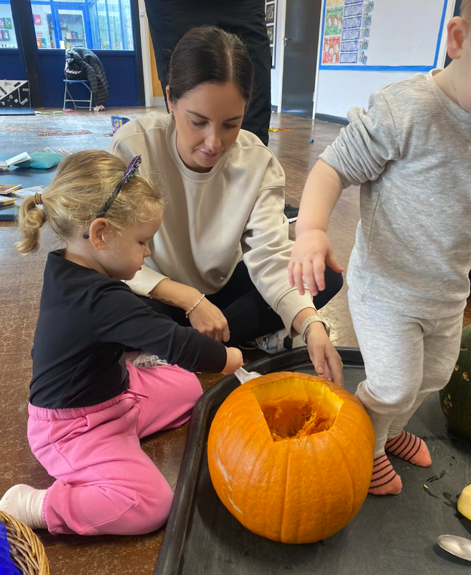 CastlewayEYFS's tweet photo. What a wonderful first Castle Tots session! We enjoyed exploring the pumpkins, finding fish in the ball pond and sharing stories. We can’t wait to see you all next week, everyone is welcome. #WeAreCastleway #CastleTots #ParentAndToddler https://t.co/WIcdTRyvJN