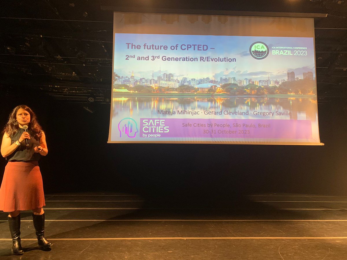 ICA_CPTED's tweet photo. New Developments in the CPTED field panel at the 2023 ICA Conference in Sao Paulo, Brazil in partnership with Cpted Brasil  

#ICA #icabrazil2023 #CPTED https://t.co/XyCqJsycpe