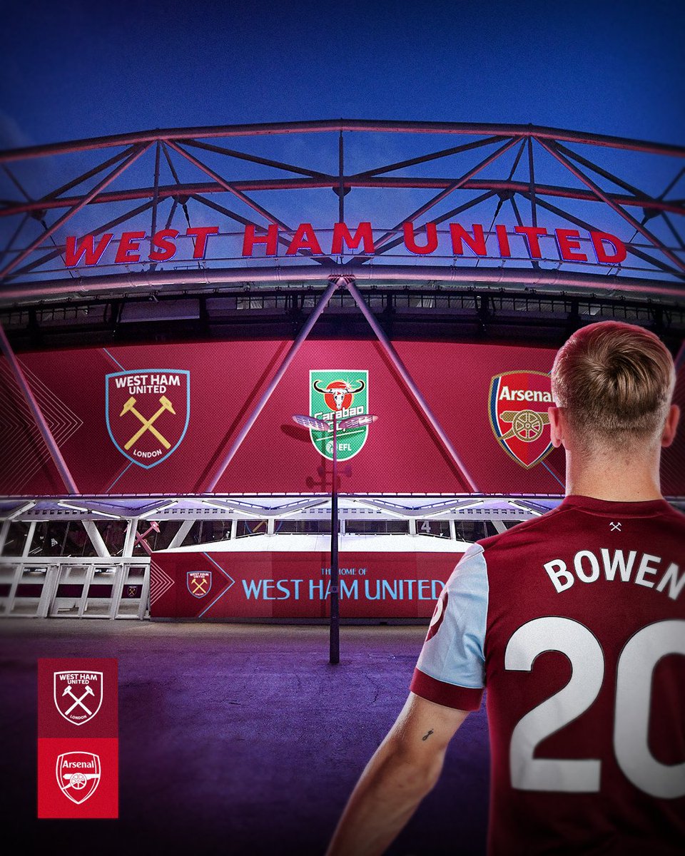 London derby under the lights 🤩

COME ON YOU IRONS! ⚒️