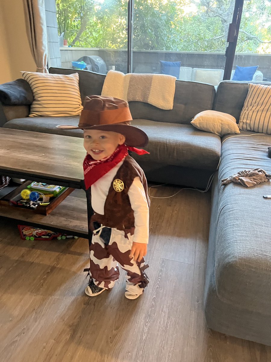 JimScottKGET's tweet image. Grandson Brooks says: ‘Happy Halloween! Let’s ride!’