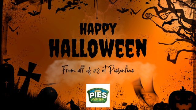 #HappyHalloween from the #Piesonline team! We hope you have a spooktacular night! 👻