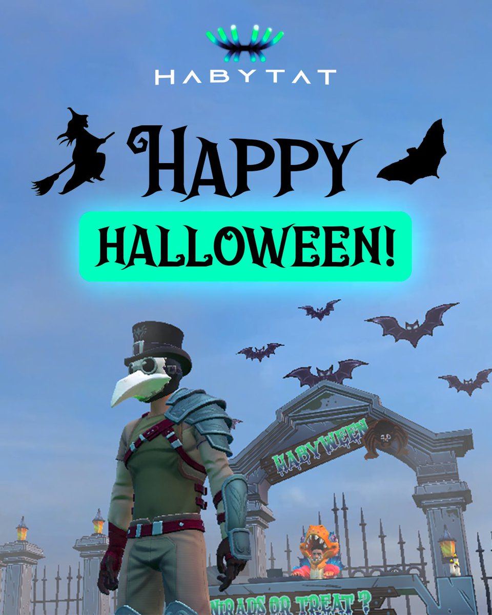 habytat_io's tweet image. 🎃👻 Happy Habyween, Metaverse fam! 🌟

Get those costumes ready for one last day of spooky fun in Habytat! 🚀👽

IT&apos;S YOUR TURN! Customize your avatar with spooky outfits, and share some pics with us 🌌👻 #HabyweenMagic #MetaverseFun