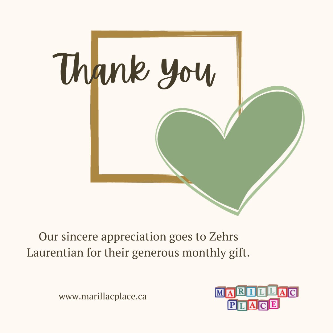 MarillacPlace's tweet photo. Thank you @zehrson for the generous monthly contributions to help the women @MarillacPlace! https://t.co/ibSI0bMbhU