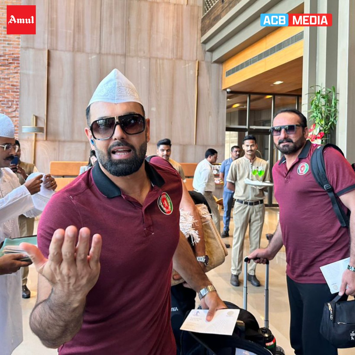 ACBofficials's tweet photo. Lucknow Vibes! 🤩

AfghanAtalan have landed in Lucknow ahead of their next game at the ICC Men's Cricket World Cup 2023 against the @KNCBCricket. 👍

#AfghanAtalan | #CWC23 | #AFGvNED | #WarzaMaidanGata https://t.co/Yg5L1xppzg