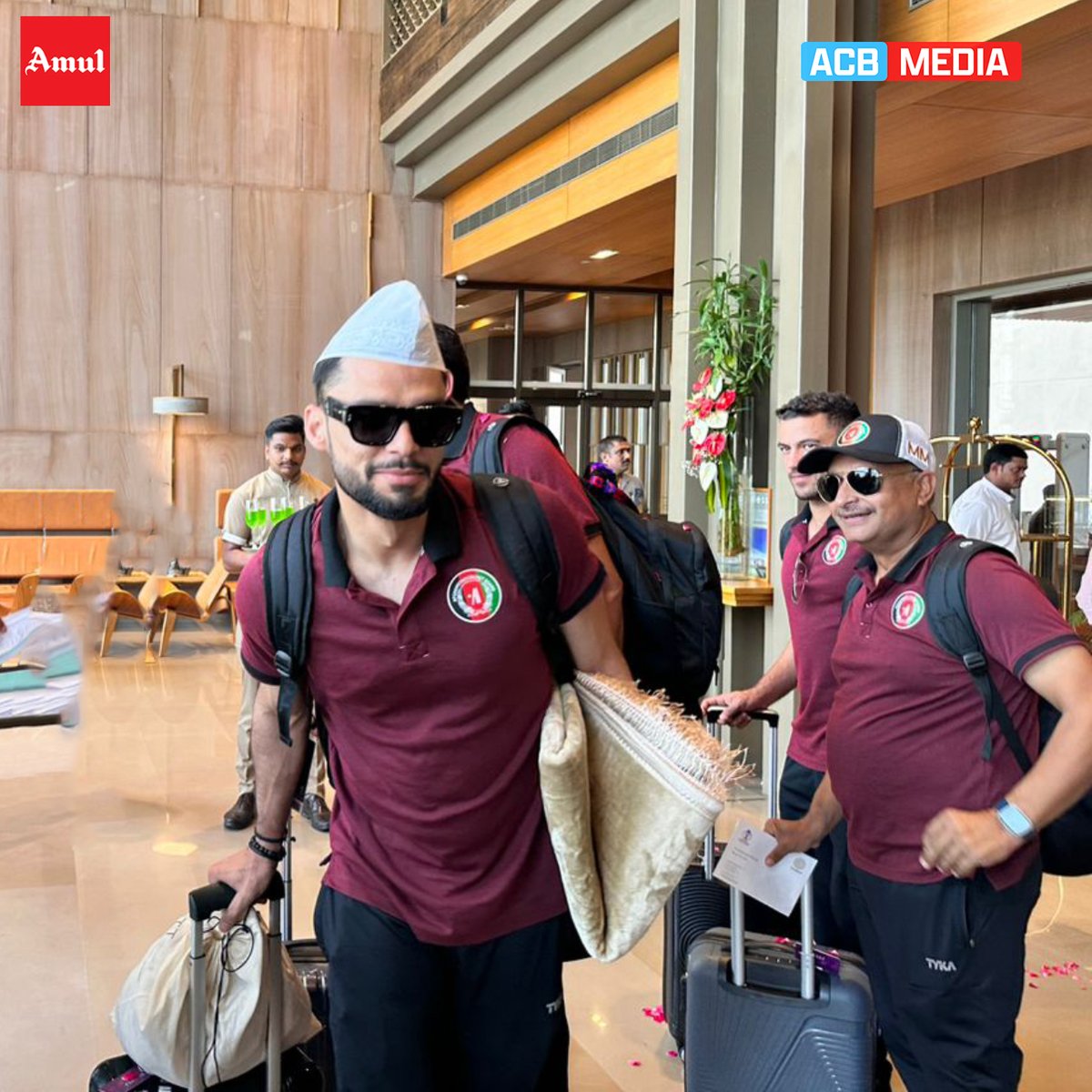 ACBofficials's tweet photo. Lucknow Vibes! 🤩

AfghanAtalan have landed in Lucknow ahead of their next game at the ICC Men's Cricket World Cup 2023 against the @KNCBCricket. 👍

#AfghanAtalan | #CWC23 | #AFGvNED | #WarzaMaidanGata https://t.co/Yg5L1xppzg