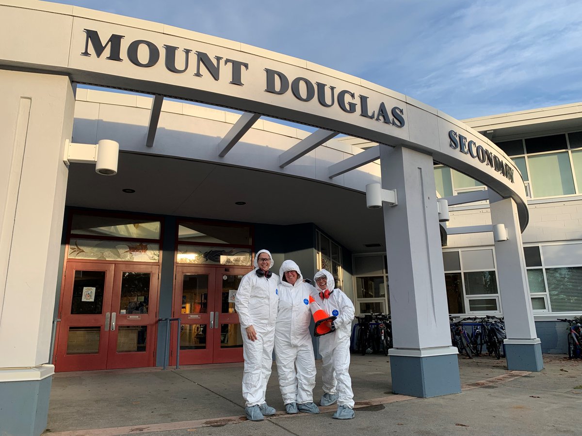 Mount Doug Secondary (@sd61mtdoug) on Twitter photo Our admin team Ms. Thompson, Ms. Elliot, and Ms. Brown are ready for anything and everything today! Happy Halloween! <a href="/sd61schools/">Greater Victoria School District</a> #sd61learn #hazmat Our admin team Ms. Thompson, Ms. Elliot, and Ms. Brown are ready for anything and everything today! Happy Halloween! <a href="/sd61schools/">Greater Victoria School District</a> #sd61learn #hazmat