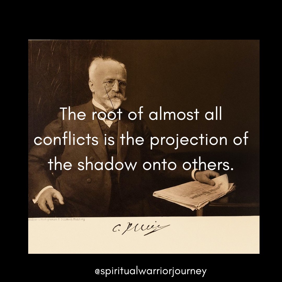 NatashaWHQ's tweet photo. The root of almost all conflicts is the projections of the shadow onto others - Carl Jung
What are you projecting that you're not seeing?

#shadowwork #Innerchild #personaldevelopment #spiritualgrowth #selfmastery #spiritualwarriorjourney #trauma https://t.co/X2DKw9d760