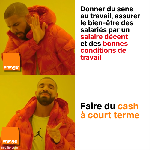 CGT_FAPT's tweet photo. Stop à l'obsession du cash à court terme !

📩Élections CSE Orange
Du 13 au 16 Novembre ne vous trompez pas de stratégie, votez @LACGT!

#cgt #cgtfapt #cgtfaptorange #leadthefuture #notwithoutlessalaries https://t.co/kUXNhMLuwD