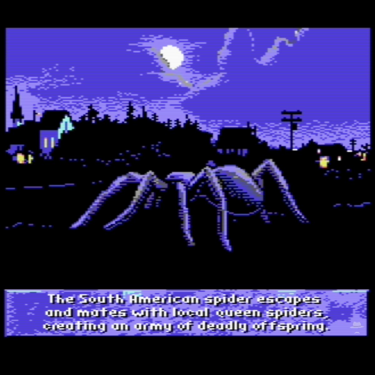 If you are even a tiny bit into #Halloween, you will love #Arachnophobia for the #Commodore64. It is not a blood-curdling #Game, but it is scary enough to give you #Goosebumps... #Retro #RetroComputing #RetroComputer #RetroGaming #RetroGame #Commodore #C64 #C64c