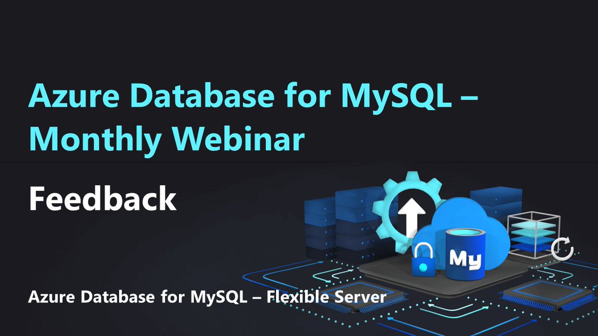 Azure Database for MySQL tweet media